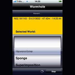 Wormhole | Project consisting of ten locative audio environments that use GPS to deliver site-specific sound experiences.