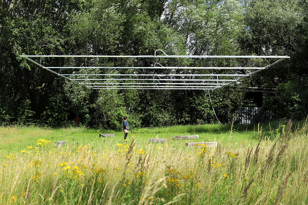 Pneumatic Sound Field exhibited at DordtYart, Dordrecht, Netherlands, 2018-2019